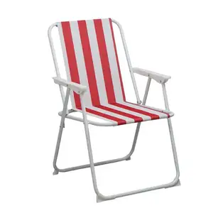 WSJ3150 캠핑 의자 도매 경량 접이식 해변 낚시 여행 오션 StyleMetal 프레임 정원 안락 의자 휴대용 캠핑