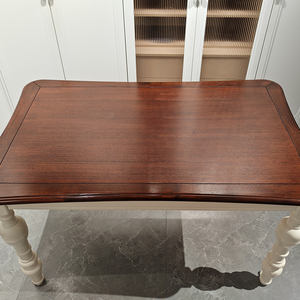 Новый Ретро американский толстый деревянный обеденный стол набор 4 стула гостиная кухня Бытовая современный обеденный стол набор - Product Image 3