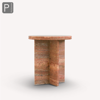 Runder Couch tisch aus Natur höhlen stein, High-End-Gefühl, Couch tisch im Wohnzimmer, Beistell tisch, kreativer kleiner Couch tisch