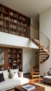 Escalera de Caracol de Madera Sólida Personalizada <span class=keywords><strong>Prima</strong></span>, Sistema de Escaleras de Madera Moderno para Villas de Lujo <span class=keywords><strong>y</strong></span> Proyectos Residenciales - Product Image 6