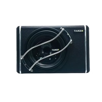 Caisson de Basses Actif TANBX TB-1310 Trapézoïdal 10 Pouces avec Amplificateur pour Voiture, Basses Pures