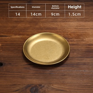 Ensemble de <span class=keywords><strong>vaisselle</strong></span> rétro en acier inoxydable doré Style coréen Restaurant plats anciens assiettes rectangulaires saveur Barbecue assiette couverts - Product Image 5