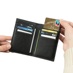 Clip para Billetes de Cuero Genuino para Hombre con Logotipo Personalizado, Impermeable, con Bloqueo RFID, Porta Tarjetas de Viaje y Negocios de Primera Calidad - Product Image 2