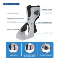 Attelle de soutien du pied avec coussin gonflable Attelle orthopédique de protection de la cheville