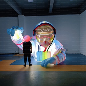 Astronaute gonflable <span class=keywords><strong>de</strong></span> qualité commerciale pour parc d'attractions/campagne saisonnière/musée scientifique/exposition aérospatiale - Product Image 5
