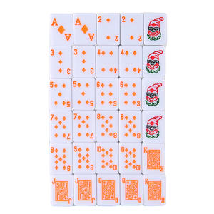 Mini jeu de cartes Mahjong 24 mm, 120 cartes, vert, exportation Singapour Malaisie Amérique <span class=keywords><strong>latine</strong></span>, format de poche, <span class=keywords><strong>voyage</strong></span> - Product Image 3