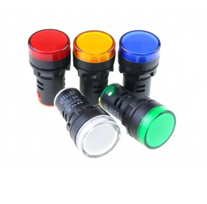 AD16-22DS 22毫米指示灯12V 24V 220V 380V发光二极管电源指示灯指示灯面板安装灯多色20mA - Product Image 3