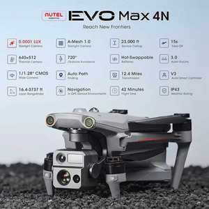 Dron Autel Robotics EVO Max 4N con Cámara de Visión Nocturna, Imágenes Profesionales, Quadcopter Profesional EVO Max 4N - Product Image 1