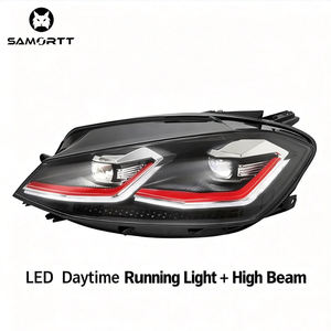 พวงมาลัยแบบไดนามิก LED ไฟหน้าเลนส์ DRL ลำแสงคู่ไบซีนอนชุดประกอบ HID สำหรับ MK7.5กอล์ฟ <span class=keywords><strong>GTI</strong></span> 7.5 2017-2020 6000K 12V - Product Image 2