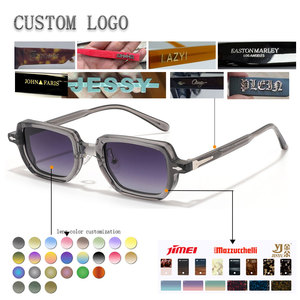 Square Full Rim Sunglasses Solid Black <b>Frame</b> Polycarbonate Lens Anti-Uv Protection Unisex Adult - Product Image 2
