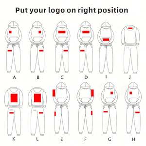 Ensemble sweat à capuche et pantalon de survêtement de haute qualité, coupe décontractée sportive, design de logo personnalisé, ensemble sweat à capuche avec cordon de serrage et capuche tendance - Product Image 5