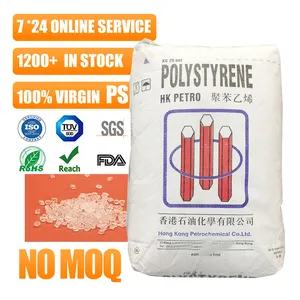 Food Grade HIPS Polystyrene Pellets High Impact PS Granules HK Petro GPPS for plastic spoons