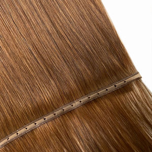 Extensions de cheveux humains Genius OVO Weft, dernière version, double invisible, en cheveux Remy véritables, avec micro-perles et effet cuir chevelu simulé, type <span class=keywords><strong>Twin</strong></span> Tab Butterfly - Product Image 3