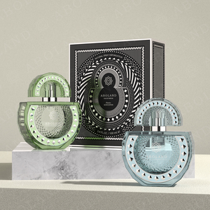 100ml Unique Shaped Perfume Glass <b>Bottle</b> Luxury Spray Custom Lid Wholesale Fragrance Packing <b>Box</b> - Product Image 1