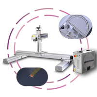 Machine de gravure au laser à fibre de grand format pour verre miroir et métal