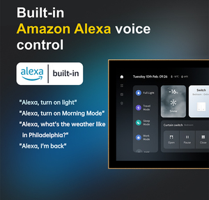 2025 Golden Security TPA08 Tuya Panel de control de pantalla táctil para el Hogar Inteligente de 8 pulgadas con Alexa Voice Smart Home Kit integrado - Product Image 2