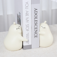 Une paire de serre-livres mignons de poire pour le cadeau d'objets décoratifs de maison de salon
