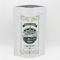 Pochette refermable en Mylar anti-odeur certifiée FDA PET/AL/PE, faible MOQ, impression personnalisée, pour emballage de fleurs et herbes