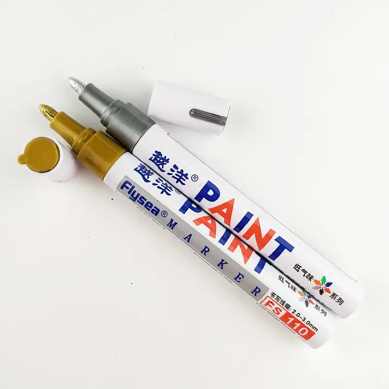 Цветные водонепроницаемые перманентные маркеры для рисования граффити масляные маркеры ручка канцелярские принадлежности