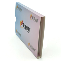 Boîte à glissière personnalisée paquet de cartes NFC boîte de papier d'emballage de carte de visite pour carte NFC en métal de qualité supérieure