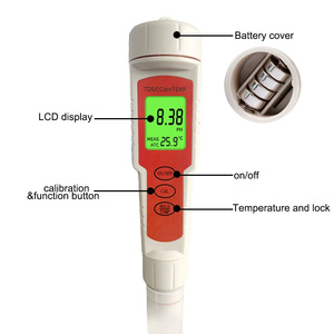 Testeur numérique 4-en-1 de pH, EC, TDS et température pour l'eau et l'hydroponie – Précision DWC – Stylo testeur de pH et EC (PPM) pour l'eau - Product Image 5