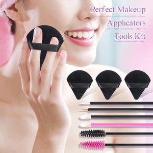 Kit de 308 applicateurs de maquillage jetables : tampons triangulaires, brosses à mascara et pinceaux <span class=keywords><strong>lèvres</strong></span>/eye-liner <span class=keywords><strong>pour</strong></span> maquilleurs professionnels et usage des cils - Product Image 6