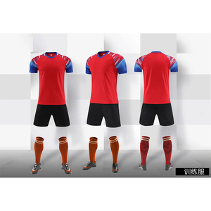 โรงงานโลโก้ที่กําหนดเองเสื้อฟุตบอลเปล่าชุดเสื้อฟุตบอลชุดฟุตบอลชายชุดกีฬาคลับทีมชุดฝึกซ้อมชุด - Product Image 6