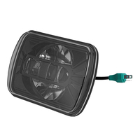 Prix usine 7 "Rectangle Led Phare Offroad H4 Led Phare Anti-Flicker Led Phare pour Jeep Cherokee Xj