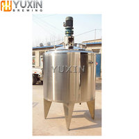 Réservoir de mélange monocouche/jackted inoxydable industriel au-dessus de 1000L