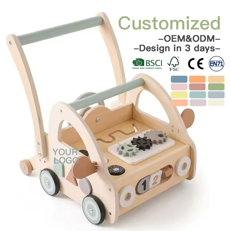 Wooden Baby Walker Hands on Ability