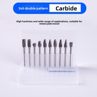 Juego de brocas de carburo de tungsteno para tallado de raíces, herramientas de ferretería para mampostería, 52mm