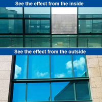 Película Solar para Ventanas Innofilms Premium Luxury Silver Blue PET de 2mil, Tinte de Seguridad para Edificios, Protección UV, 8% VLT, Rechazo IR del 90%