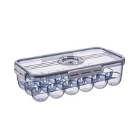 Conteneur de stockage d'œufs pour réfrigérateur plateaux à œufs temps d'enregistrement support de boîte 18/24 œufs en grille pour réfrigérateur de cuisine