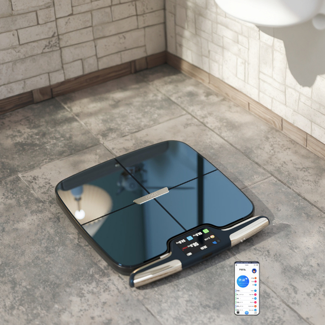 Unique Custom Wifi Bmi Scale Bathroom bluetooth 8 Electrodes Scale Electronic Smart Body Weight Scale Digital Weighing