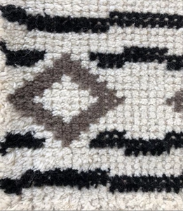 Tapis en pure laine tissé à la main, design géométrique moderne, tapis tufté à la main pour la maison, le bureau, l'intérieur et l'extérieur, motif esquisse - Product Image 2