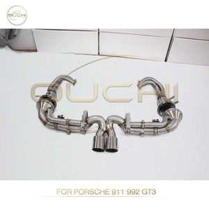 Sistema de Escape de Acero Inoxidable de Alto Rendimiento OUCHI, Juego Completo con Colector y Catback para 992, Piezas de Tubos para Tuning Automotriz - Product Image 4