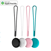 Traceur Bluetooth Mini Intelligent Anti-Perte à Double Système Compatible, Disponible en Stock, pour Animaux, Clés, Sacs et Suivi d'Objets