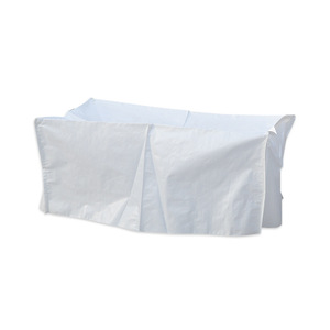 Sacs tissés en plastique blanc, épaisseur personnalisable, imprimables, pour vêtements, logistique, emballage express et colis. - Product Image 4
