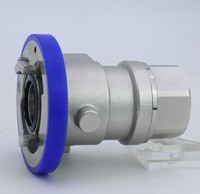 Kopling Katup Interlock Ganda RIGHTPOWER VC88-25 untuk Penggantian Pendingin Cairan Pusat Data untuk FD83
