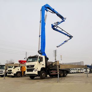 Pompe à béton à flèche JIUHE, marque de qualité, haute efficacité, très demandée, économique, fabrication chinoise, 38 m, camion pompe à béton - Product Image 2