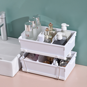 Organizador de baño Encimera Organizador de almacenamiento de maquillaje para tocador, estante de mostrador de baño - Product Image 4