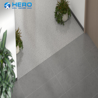 Profilé de transition en aluminium en forme de T pour carrelage, finition brossée anodisée Hero Metal, protection des bords de carrelage pour mur