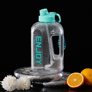 2.2 एल फिटनेस खेल की बोतल बड़ी क्षमता पैमाने के साथ प्लास्टिक की पानी की कप अंतरिक्ष कप बाल्टी केतली मोबाइल फोन स्टंट्स - Product Image 5