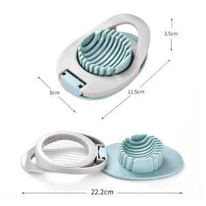 Cortador de Huevos de Acero Inoxidable 2 en 1, Cortador Manual de Huevos de Alta Resistencia, Cortador Profesional de Frutas y Champiñones - Product Image 6