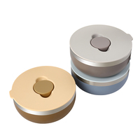 Boîte à bento ODM OEM en acier inoxydable bol à salade isolé sous vide passe au lave-vaisselle et au micro-ondes sans BPA avec couvercle en plastique