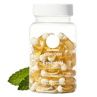 Capsules rigides transparentes à remplissage liquide, marque privée OEM, complément multivitaminé et minéral pour hommes, 60 capsules végétaliennes