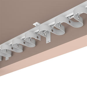 Pista de cortina plegable ondulada de buena calidad, pista de cortina ondulada, control remoto inalámbrico o wifi - Product Image 1