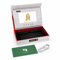 Boîte vidéo numérique de haute qualité de 5 pouces avec design personnalisé pour la publicité, cadeau d'entreprise