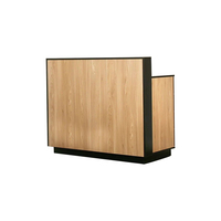 Prix de gros, style classique, mobilier de bureau, panneau en bois, design de bureau d'accueil, bureau de vente haut de gamme pour bureau ou salon de beauté