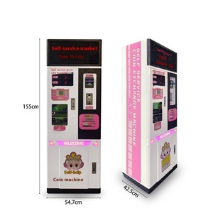 Máquina de Cambio de Monedas Automática de Alta Calidad, Juego de Video Arcade Personalizable para Niños, Pantalla de Matriz de Puntos, Funciona con Monedas - Product Image 3